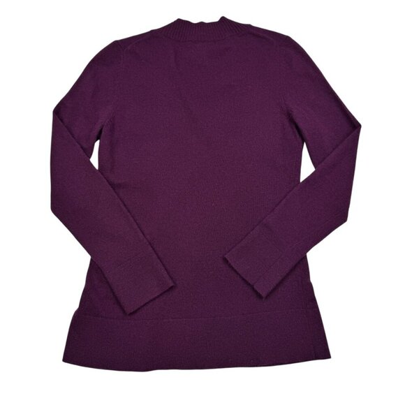 Sarah Spencer Angora Blend Deep V-Neck Pullover Knit Sweater Women's Size Small - Picture 3 of 5